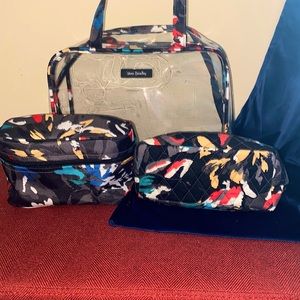 3 Vera Bradley Makeup/toiletry bags